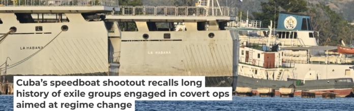 Cuban coast guard ships docked at the port of Havana on Feb. 25, 2026. Adalberto Roque/ AFP via Getty Images